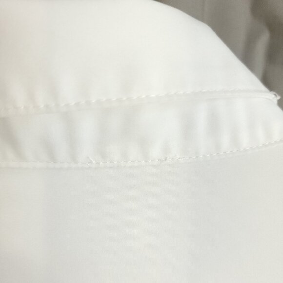 Cafe Luna Shirt Men's 2XL Short Sleeve Button Front White Embroidered - Picture 10 of 14